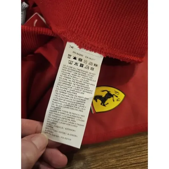 Puma Ferrari Race Red Rossa Corsa Joggers / Sweat Pants Size M NWT - Picture 7 of 12